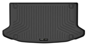 Kia Soul Floor Mats - Rear - Husky Liners - Weatherbeater Series - Cargo Liner Behind 2nd Seat - Black - `20-`21